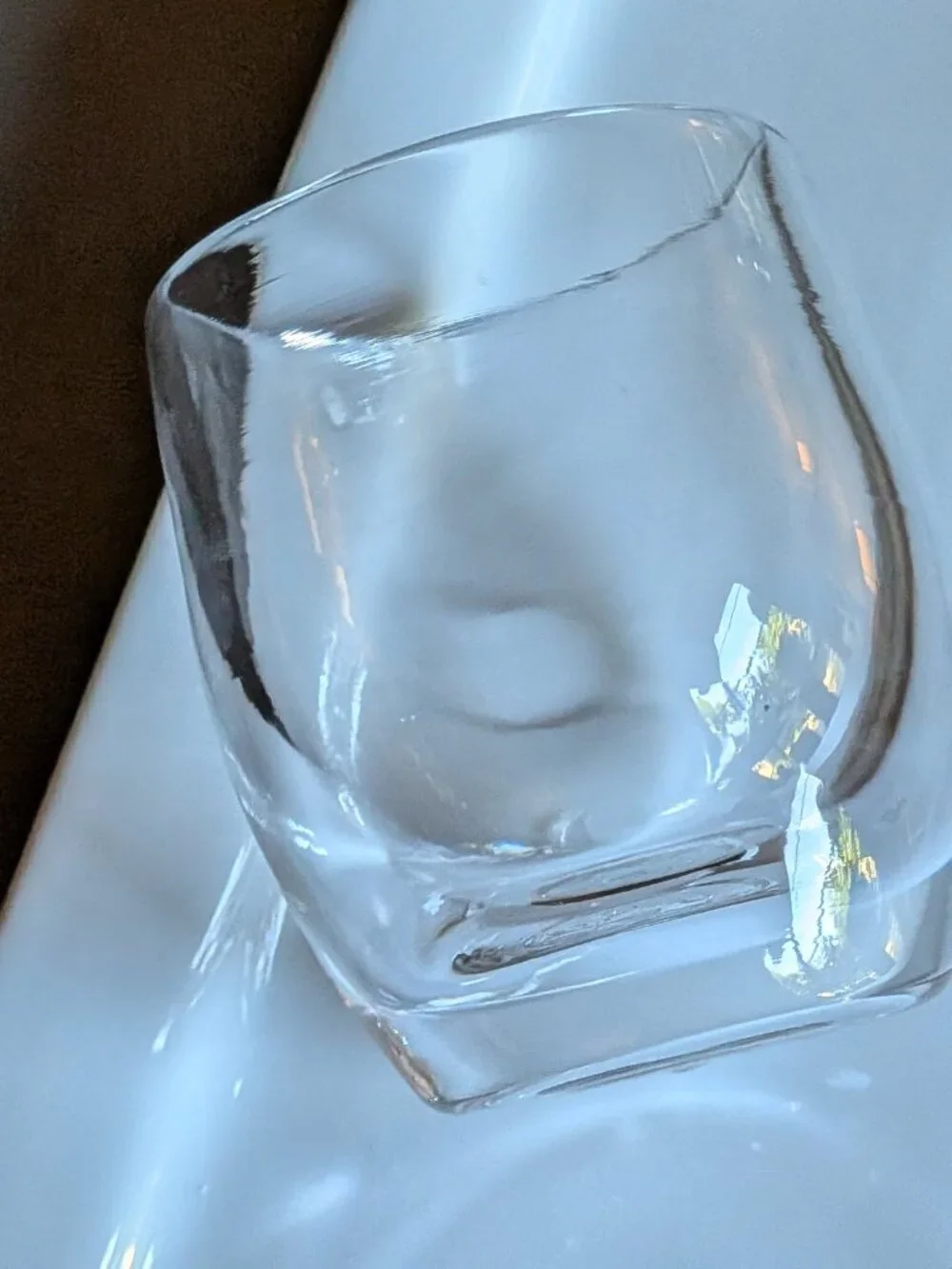 Clear Glassbaby Votive Candle Holder